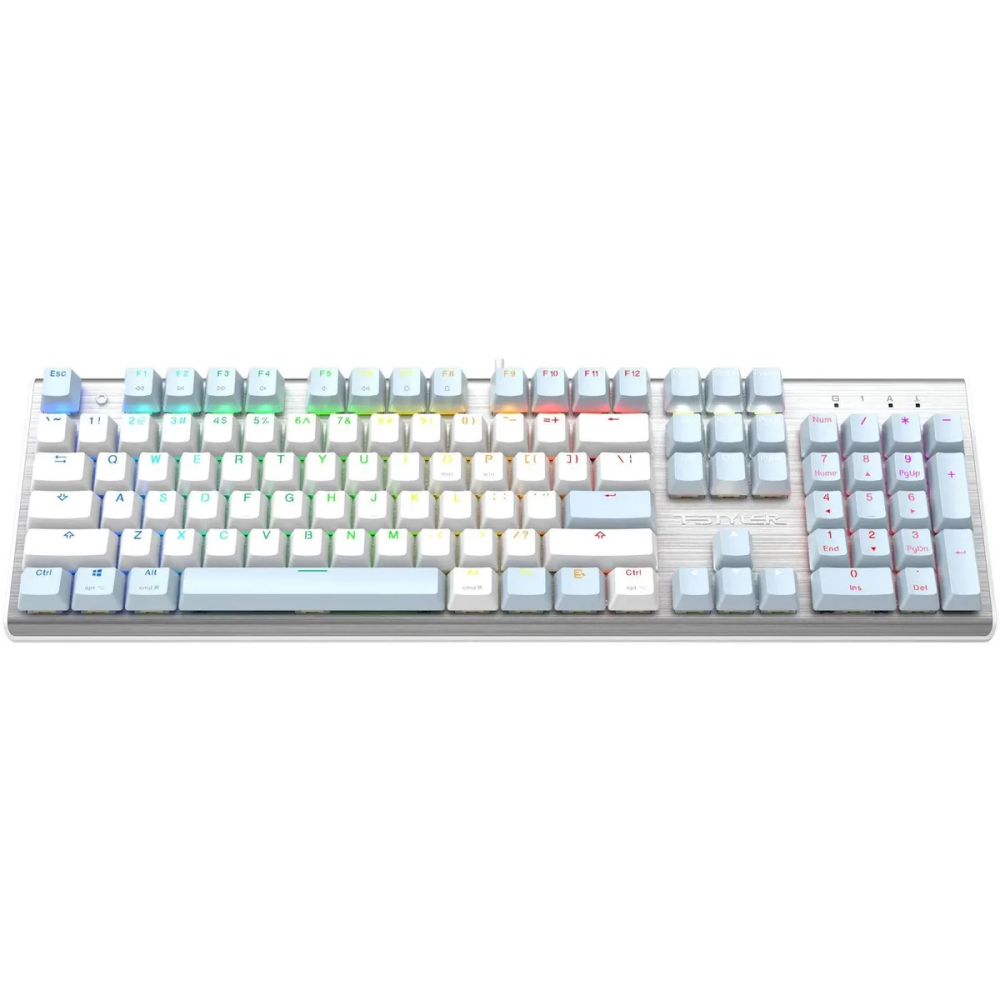 Клавиатура A4Tech Fstyler FS100 Neon Icy Blue - фото 5