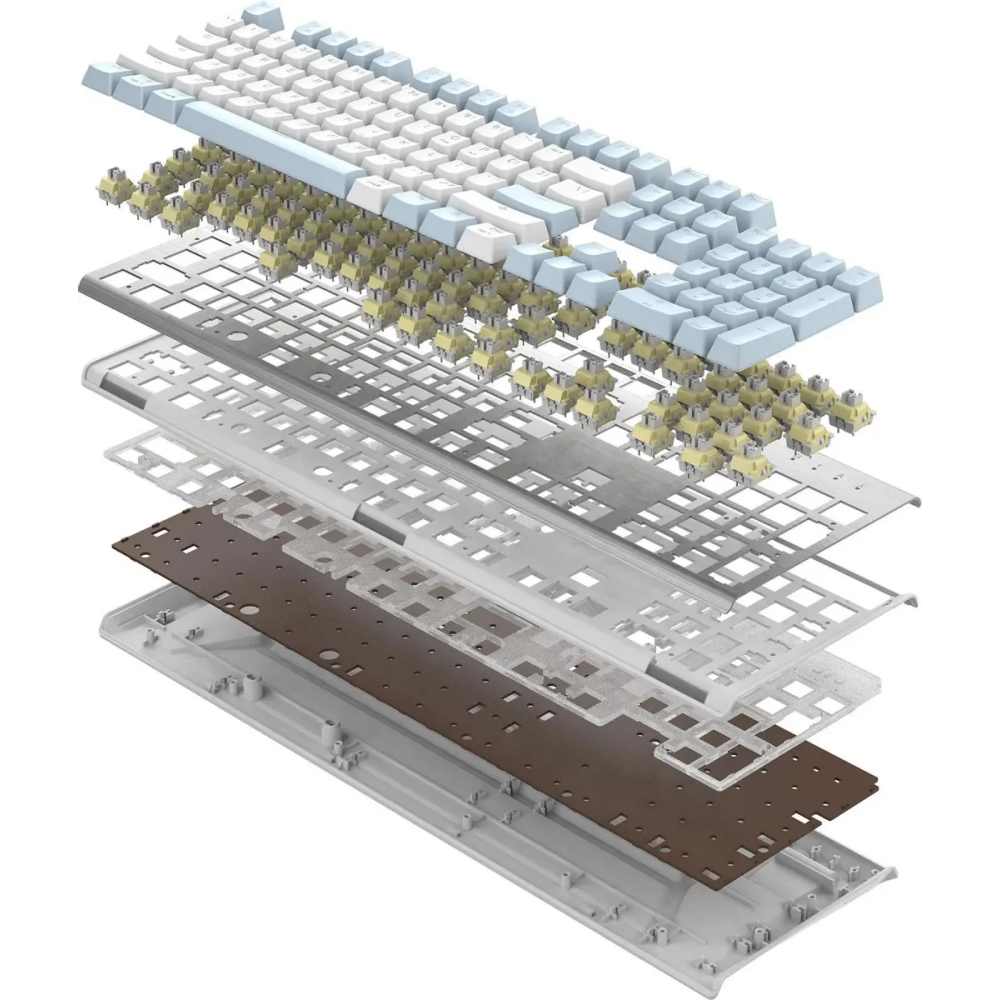 Клавиатура A4Tech Fstyler FS100 Neon Icy Blue - фото 20