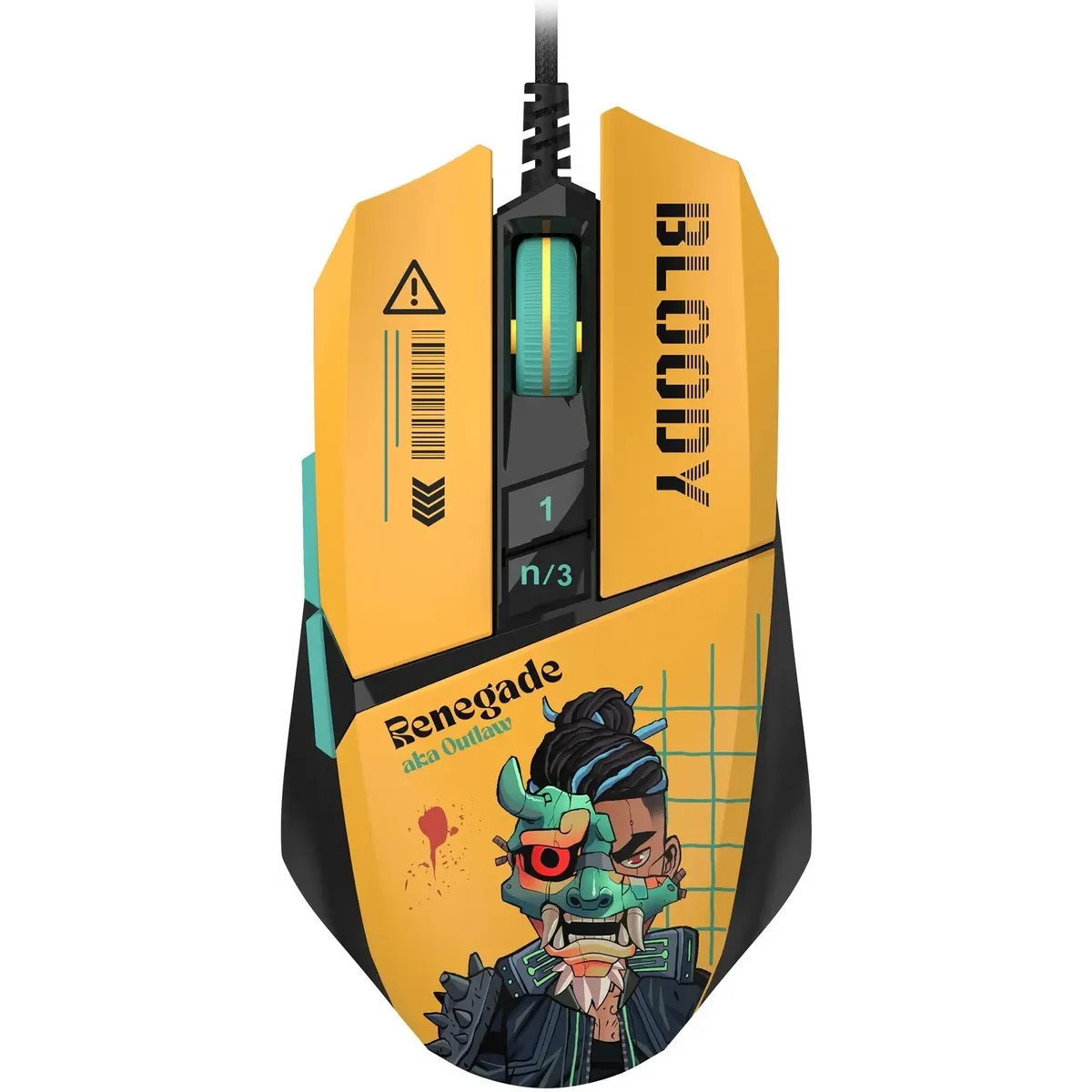 Мышь Bloody W63 Max Renegade Yellow - W63 MAX