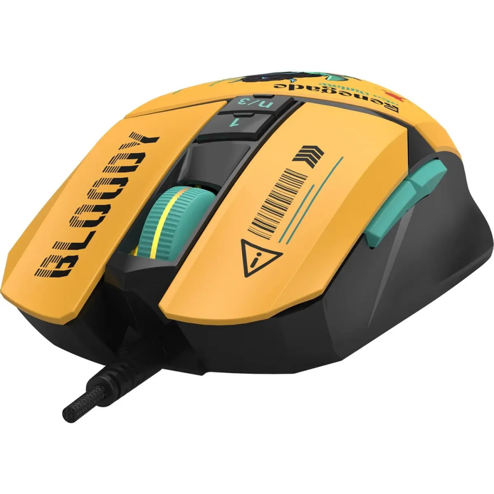 Мышь Bloody W63 Max Renegade Yellow - W63 MAX - фото 4
