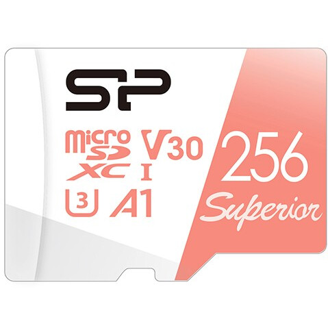 Карта памяти 256GB MicroSD Silicon Power Superio A1 (SP256GBSTXDV3V20)
