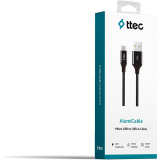 Кабель USB A (M) - microUSB B (M), 1.2м, ttec 2DK11 Black