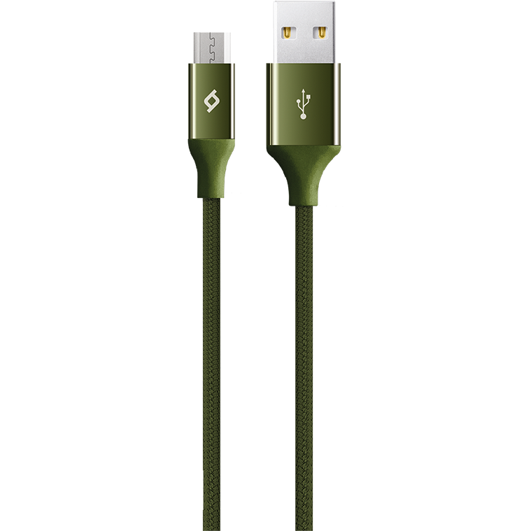 Кабель USB A (M) - microUSB B (M), 1.2м, ttec 2DK11 Khaki