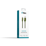 Кабель USB A (M) - microUSB B (M), 1.2м, ttec 2DK11 Khaki