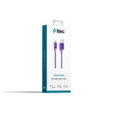 Кабель USB A (M) - microUSB B (M), 1.2м, ttec 2DK11 Purple