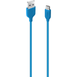 Кабель USB A (M) - microUSB B (M), 1.2м, ttec 2DK7530 Blue