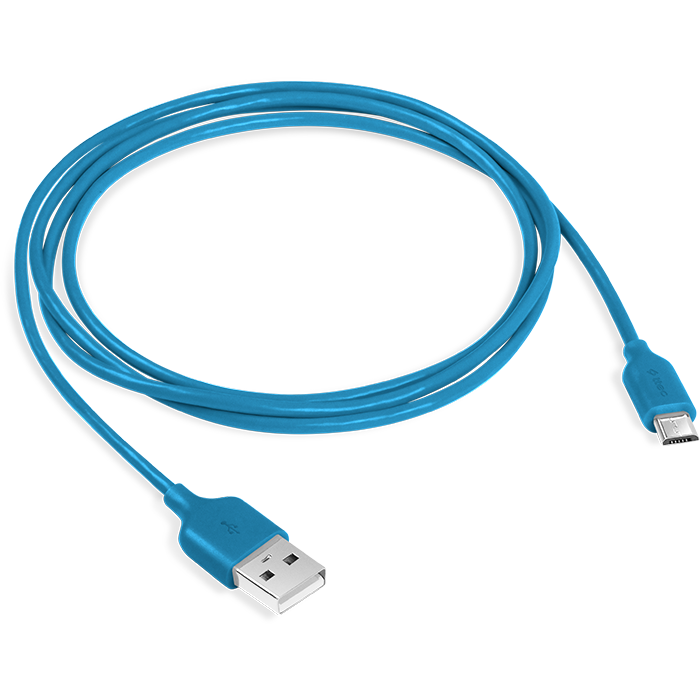 Кабель USB A (M) - microUSB B (M), 1.2м, ttec 2DK7530 Blue - фото 4