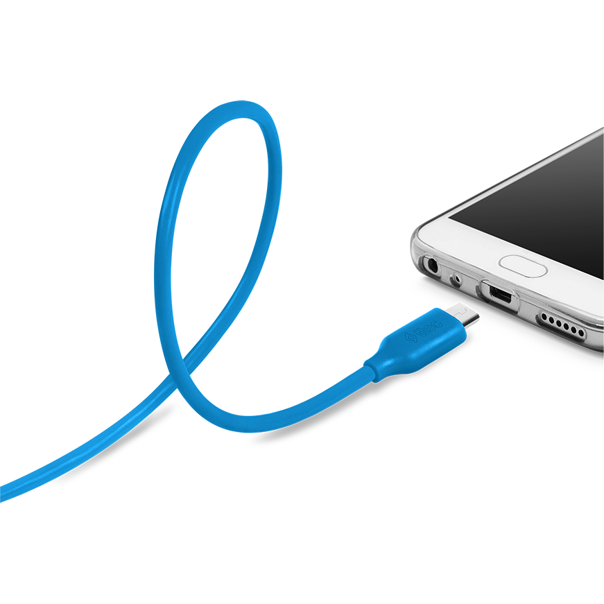 Кабель USB A (M) - microUSB B (M), 1.2м, ttec 2DK7530 Blue - фото 5