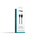 Кабель USB A (M) - microUSB B (M), 1.2м, ttec 2DK7530 Blue