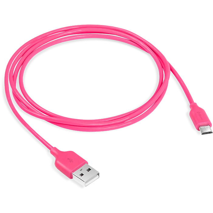 Кабель USB A (M) - microUSB B (M), 1.2м, ttec 2DK7530 Pink - фото 2