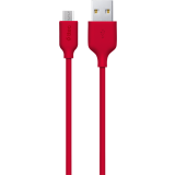 Кабель USB A (M) - microUSB B (M), 1.2м, ttec 2DK7530 Red