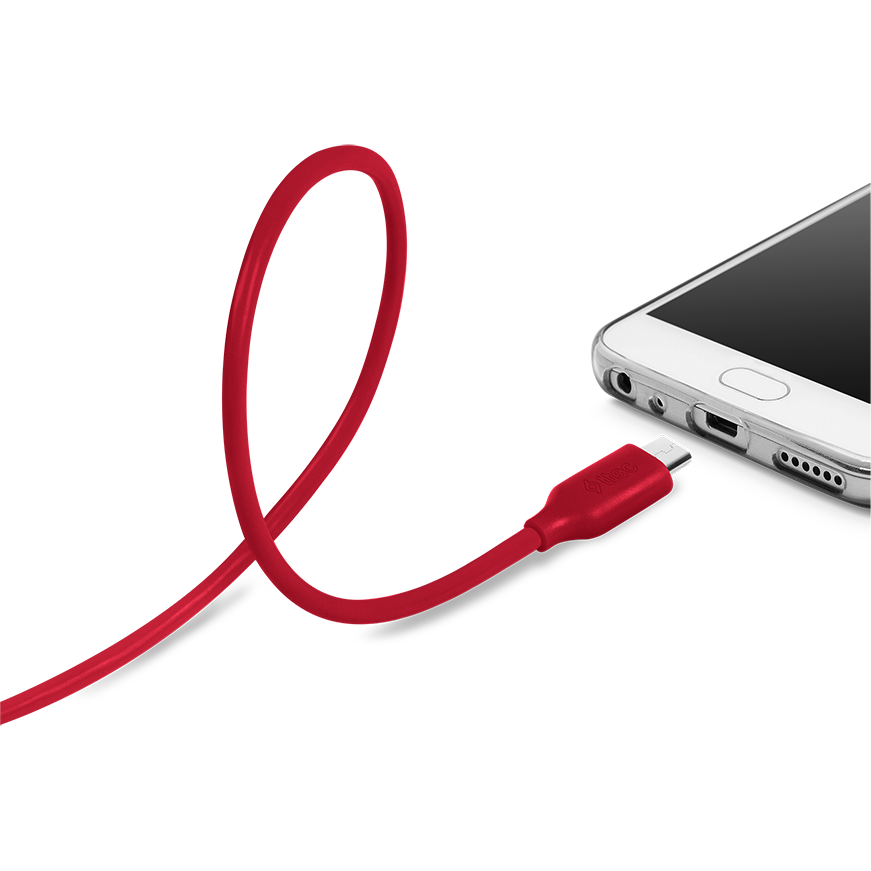 Кабель USB A (M) - microUSB B (M), 1.2м, ttec 2DK7530 Red - фото 5