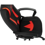 Игровое кресло Бюрократ Zombie 200 Black/Red (ZOMBIE 200 BR)