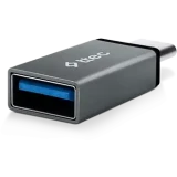 Переходник USB A (F) - USB Type-C, ttec 2DK43 Gray