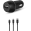 Автомобильное зарядное устройство ttec SmartCharger 2.1A + Trio Cable Black - 2CKS20T