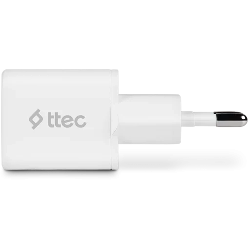 Сетевое зарядное устройство ttec SmartCharger 20W PD White - 2SCP01 - фото 2