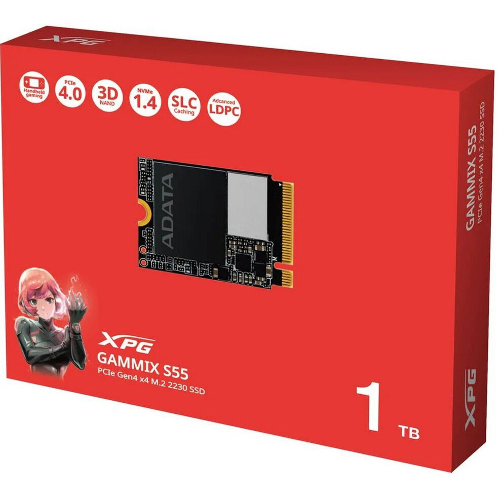 Накопитель SSD 1Tb ADATA XPG Gammix S55 (SGAMMIXS55-1T-C) - фото 3