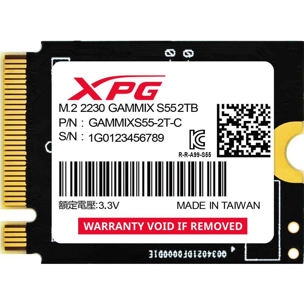 Накопитель SSD 2Tb ADATA XPG Gammix S55 (SGAMMIXS55-2T-C)