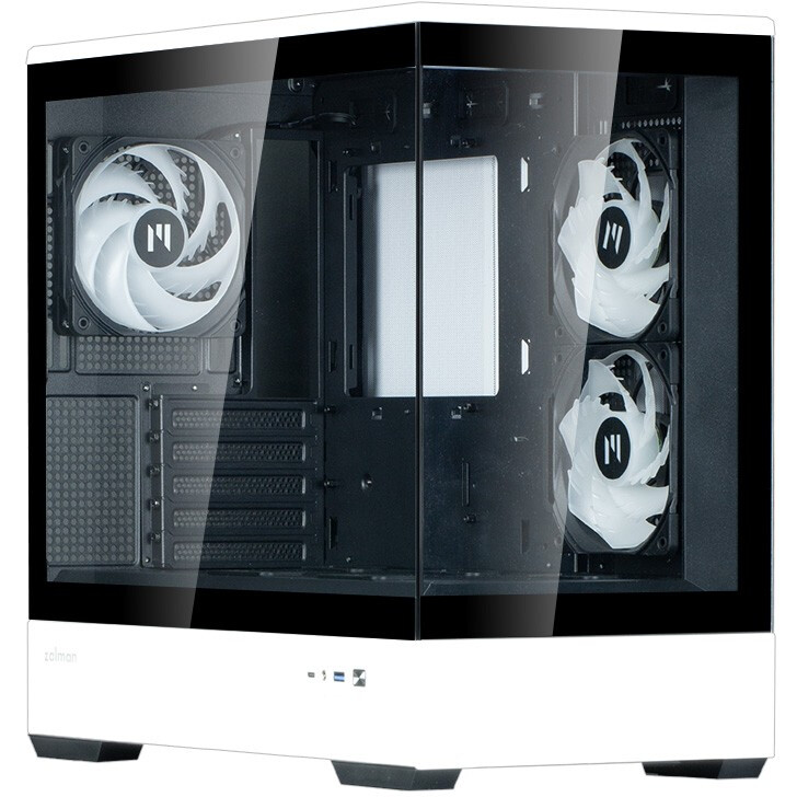 Корпус Zalman P30 BW Black/White - фото 8