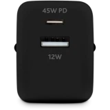 Сетевое зарядное устройство ttec SmartCharger Duo PD 45W Black (2SCP02)