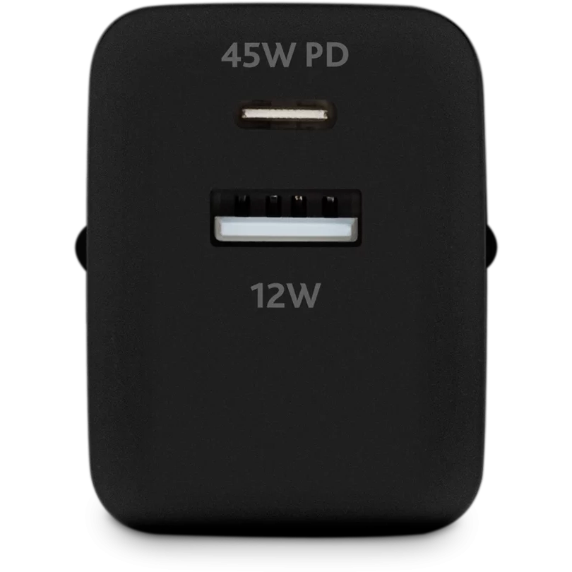 Сетевое зарядное устройство ttec SmartCharger Duo PD 45W Black - 2SCP02 - фото 2