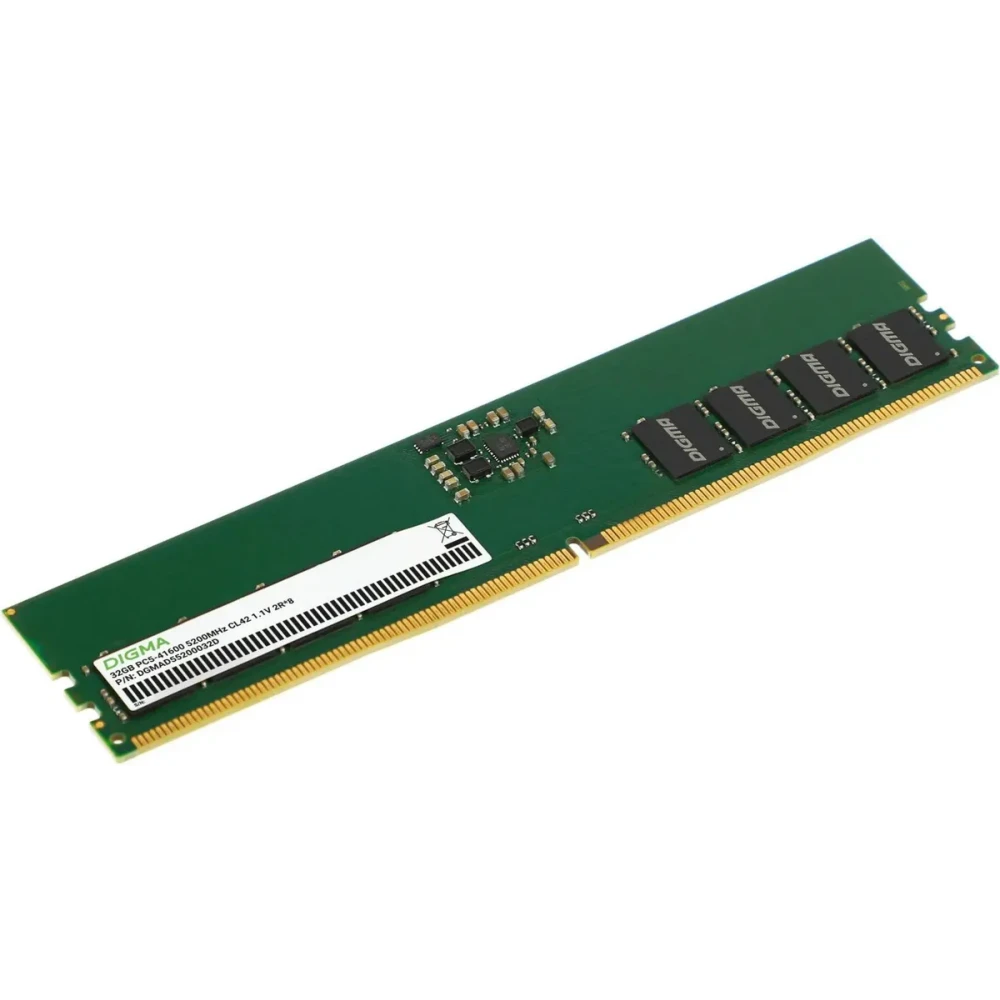 Оперативная память 32Gb DDR5 5200MHz Digma (DGMAD55200032D) - фото 2