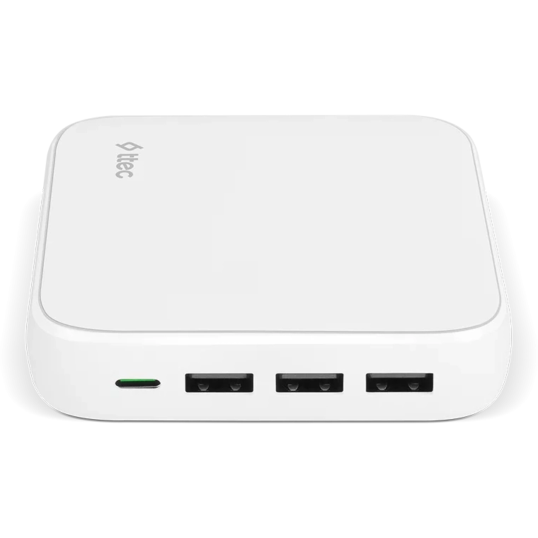 Сетевое зарядное устройство ttec SmartCharger Duo Pro GaN 65W PD White - 2SCG02 - фото 2