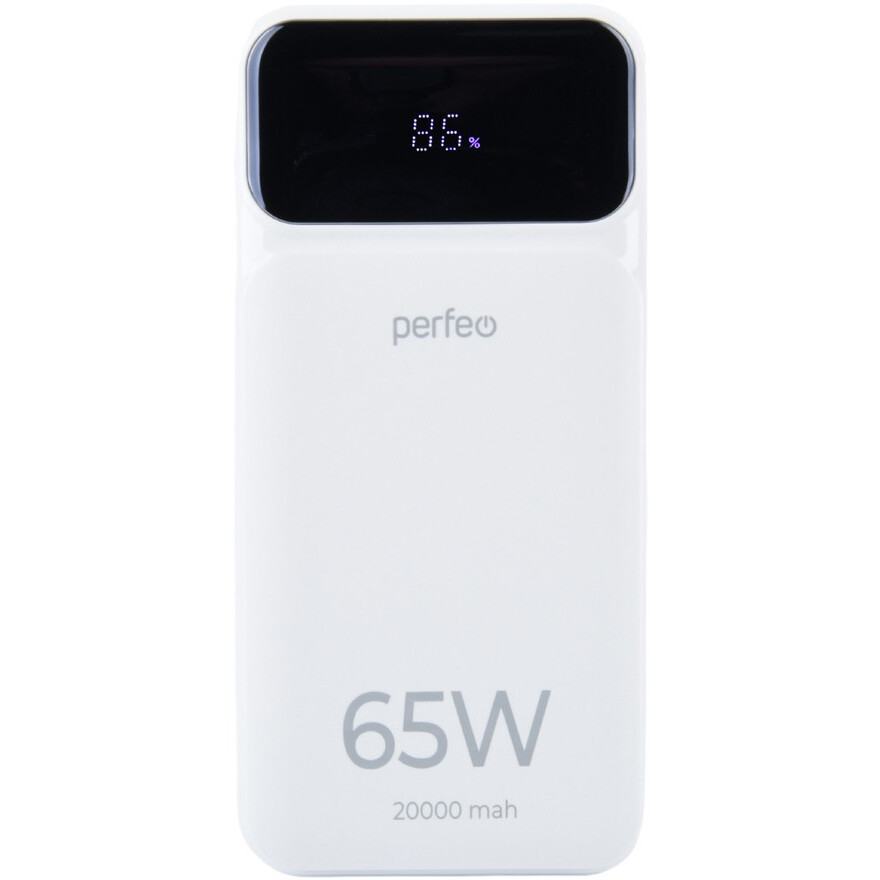 Внешний аккумулятор Perfeo Laptop 65W 20000mAh White