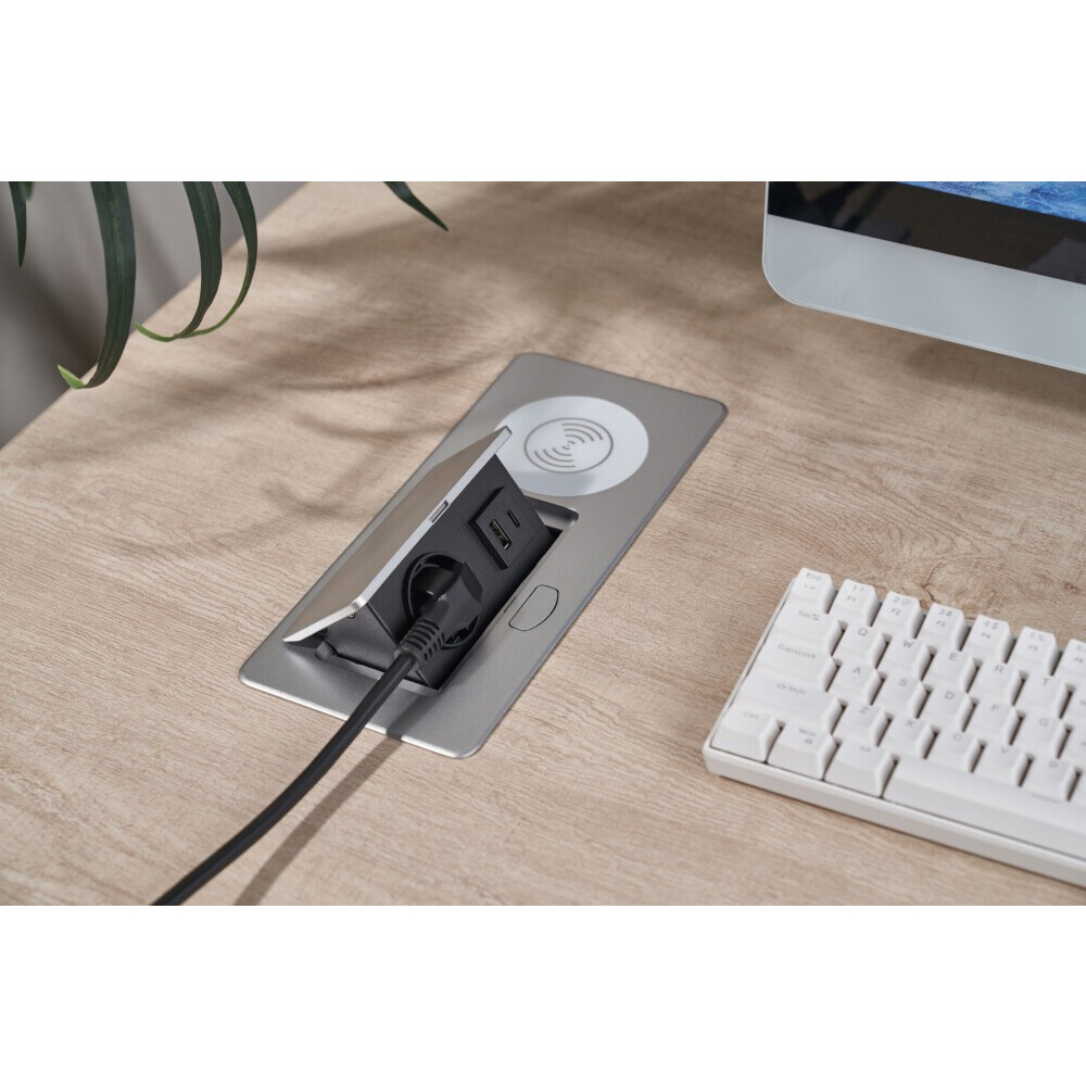 Встраиваемый удлинитель Cactus CS-SOCKET-USBA/C-WLESS - фото 5