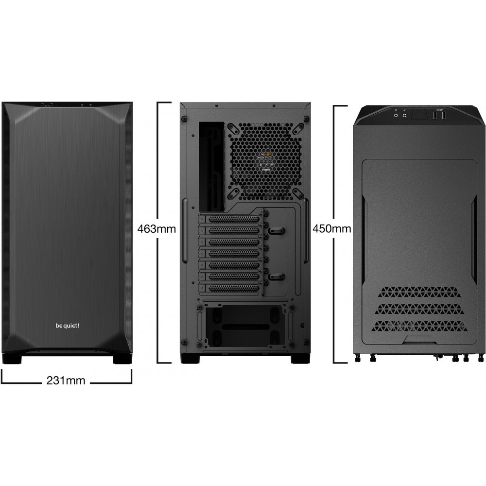 Корпус Be Quiet Pure Base 500 Black - BG034 - фото 4