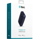 Внешний аккумулятор ttec ChargeUp LCD 20.000 Navy (2BB211)