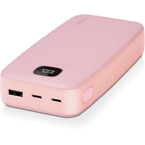Внешний аккумулятор ttec ChargeUp LCD 20.000 Pink - 2BB211 - фото 5