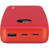 Внешний аккумулятор ttec ChargeUp LCD 20.000 Red (2BB211)