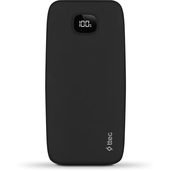 Внешний аккумулятор ttec ChargeUp LCD 10.000 Black - 2BB205 - фото 3