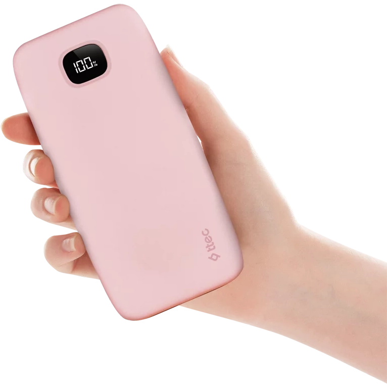Внешний аккумулятор ttec ChargeUp LCD 10.000 Pink - 2BB205 - фото 6