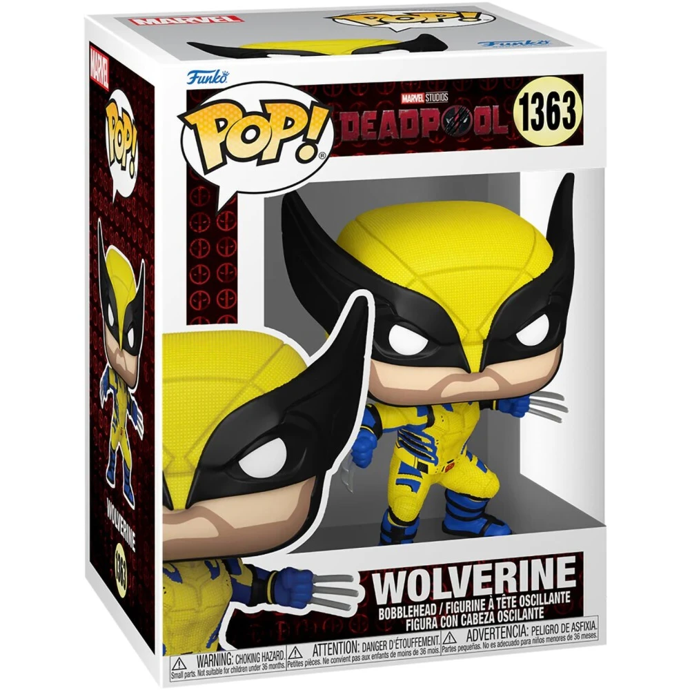 Фигурка Funko POP! Bobble Marvel Deadpool 3 Wolverine - 79767 - фото 2