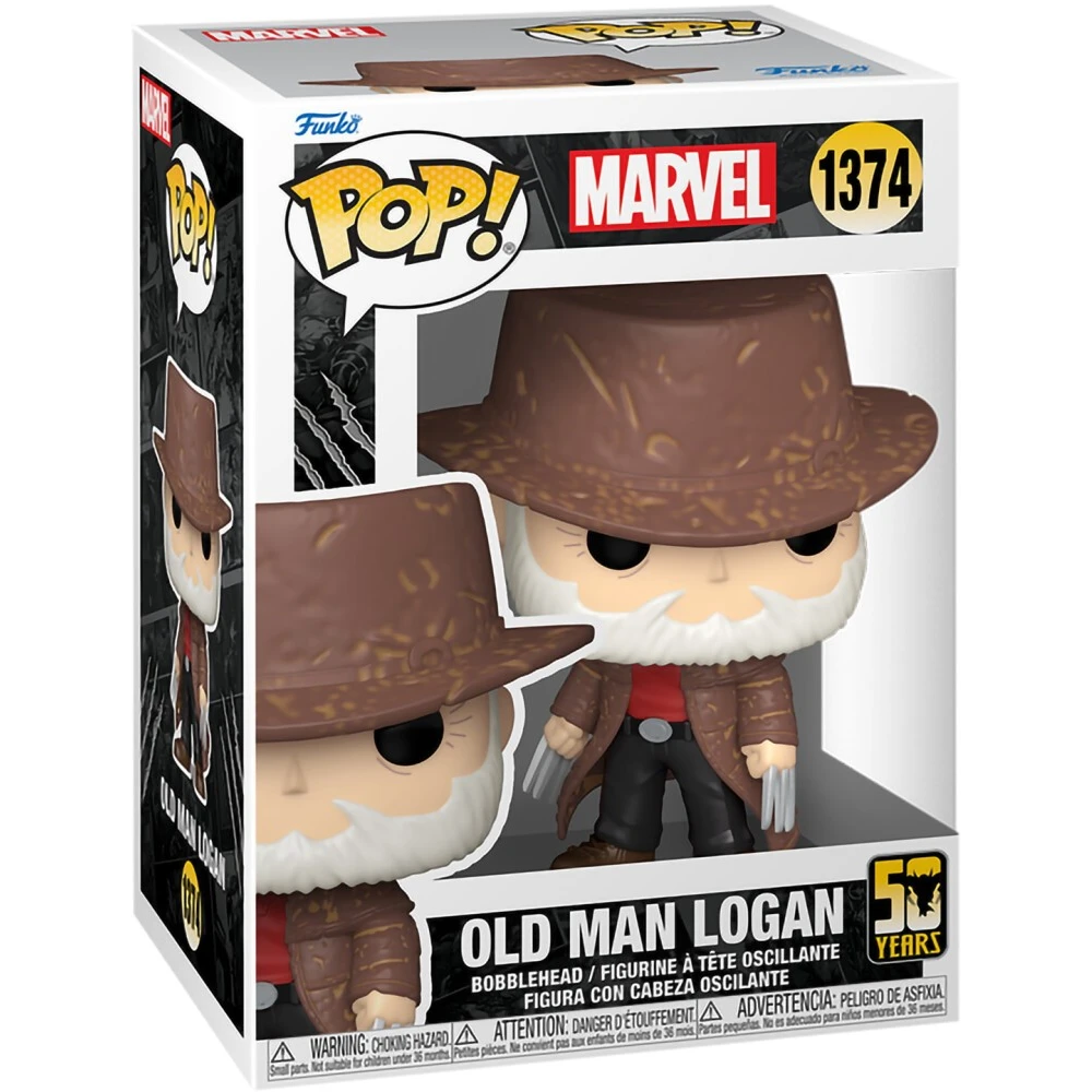 Фигурка Funko POP! Bobble Marvel Wolverine 50th Old Man Logan - 77435 - фото 2