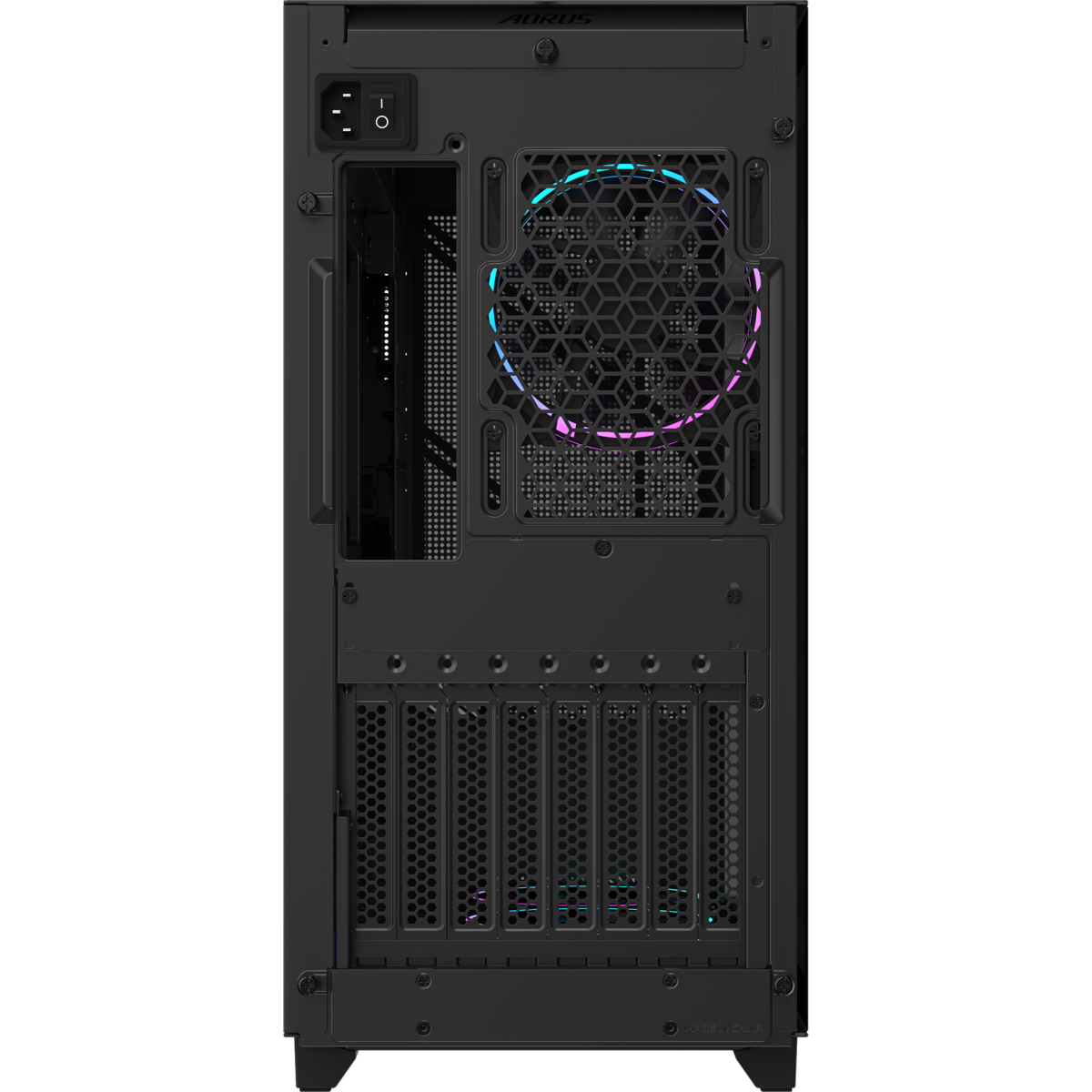 Корпус Gigabyte AORUS C400 Glass Black - GB-AC400G - фото 8