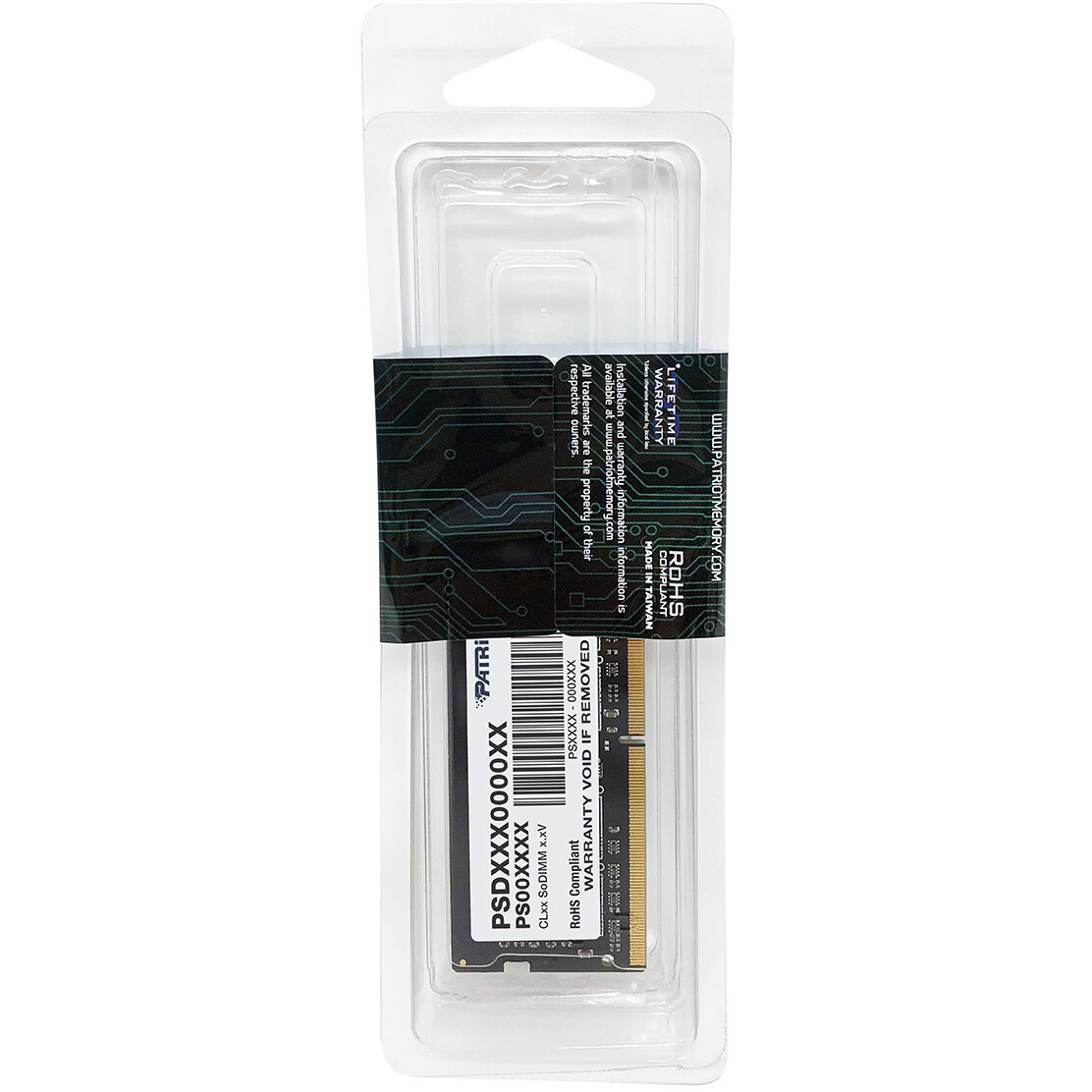 Оперативная память 8Gb DDR4 3200MHz Patriot Signature SO-DIMM (PSD48G32002S) - фото 6