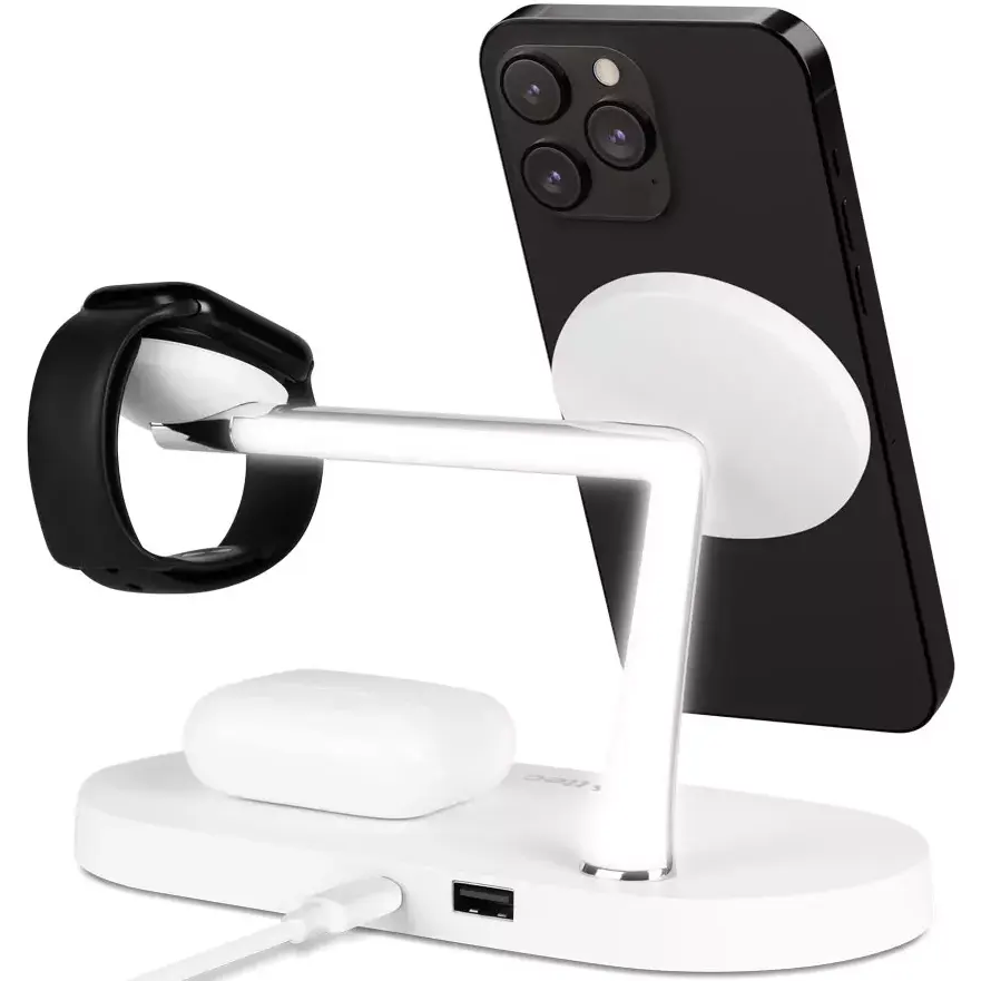 Беспроводное зарядное устройство ttec AirCharger Quattro M White - 2KS26 - фото 2