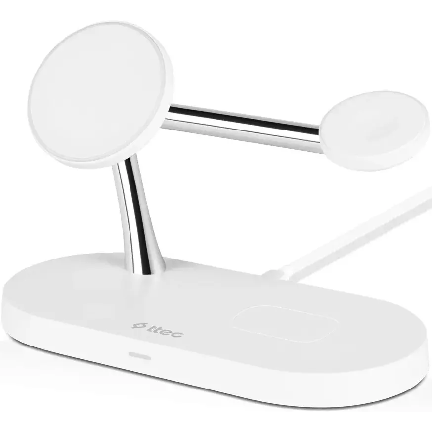 Беспроводное зарядное устройство ttec AirCharger Quattro M White - 2KS26 - фото 7