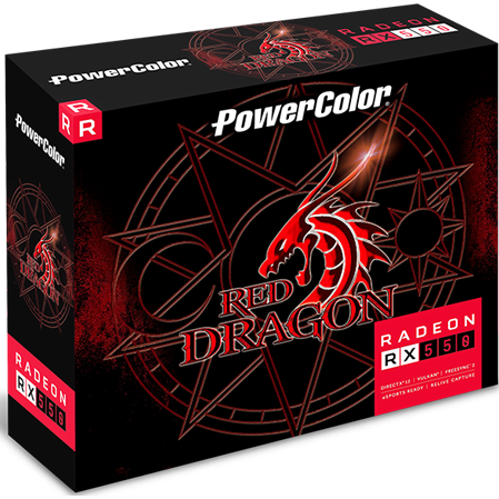 Видеокарта AMD Radeon RX 550 PowerColor Red Dragon 2Gb (AXRX 550 2GBD5-HLE) - фото 6