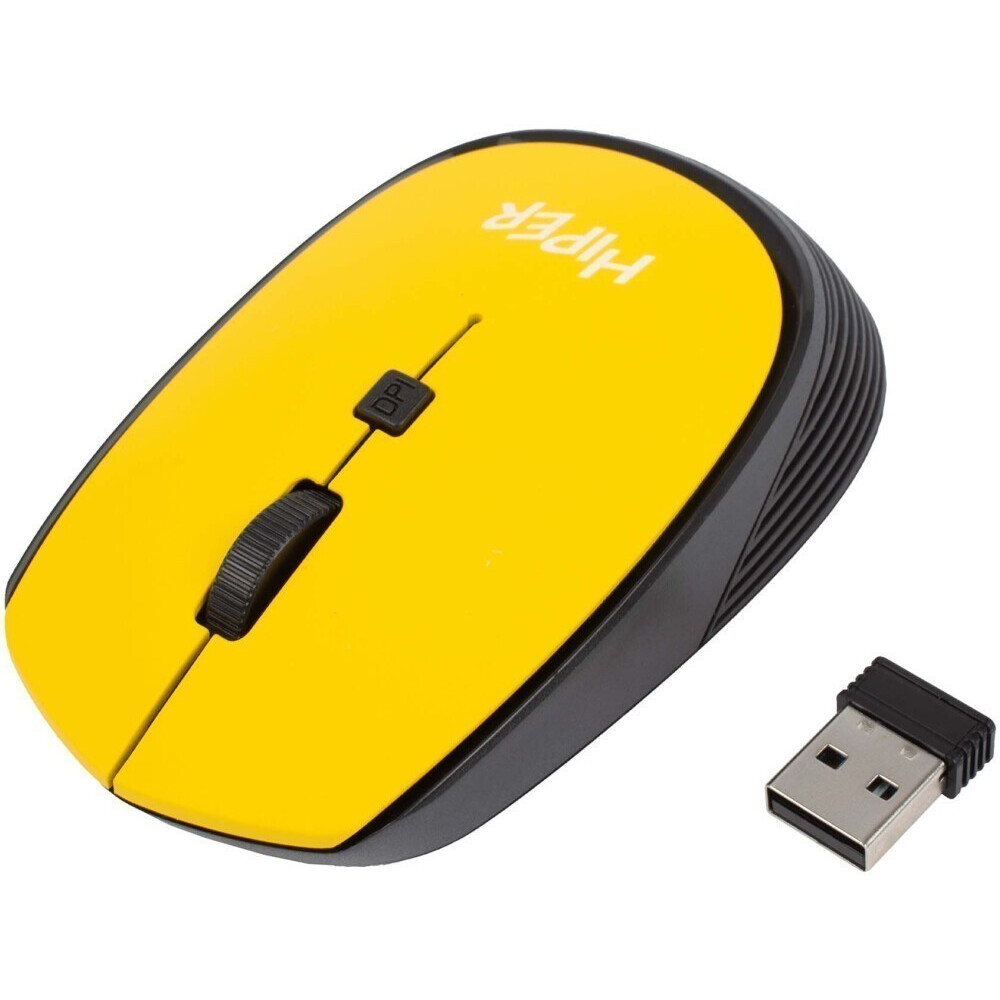 Мышь HIPER HOMW-085 Yellow - фото 4