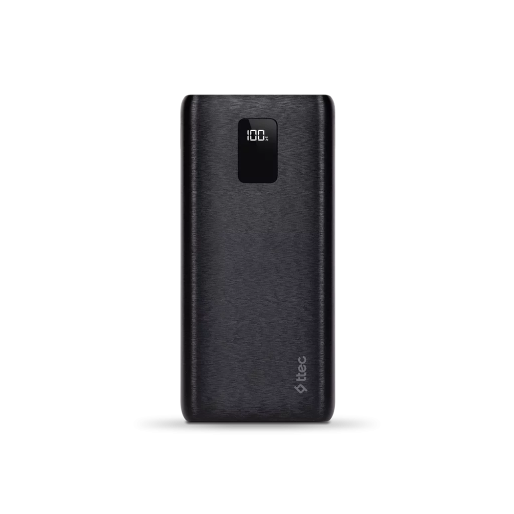 Внешний аккумулятор ttec PowerSlim Trio LCD 20.000 Black - 2BB203 - фото 4