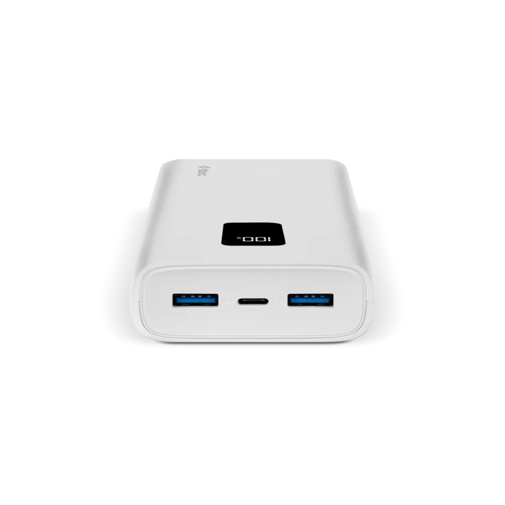 Внешний аккумулятор ttec PowerSlim Trio LCD 20.000 White - 2BB203 - фото 2