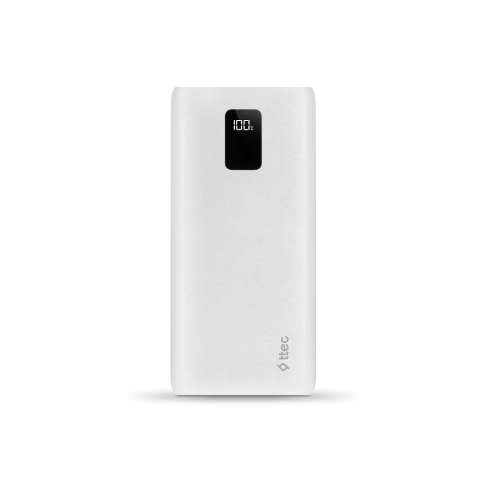 Внешний аккумулятор ttec PowerSlim Trio LCD 20.000 White - 2BB203 - фото 5