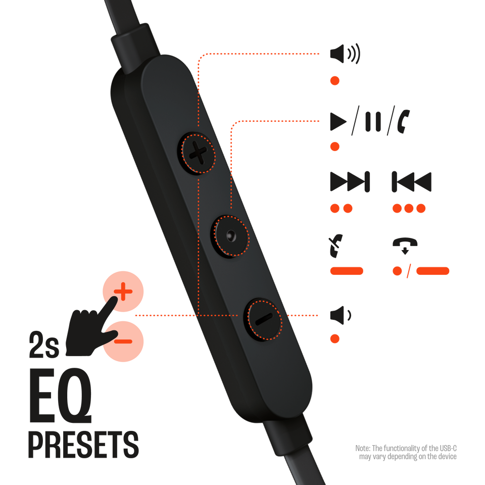 Гарнитура JBL Tune 305C USB-C Black - JBLT305CBLK - фото 7