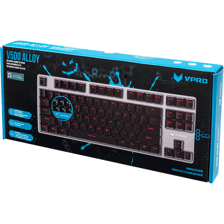 Клавиатура Rapoo V500ALLOY Black - фото 6