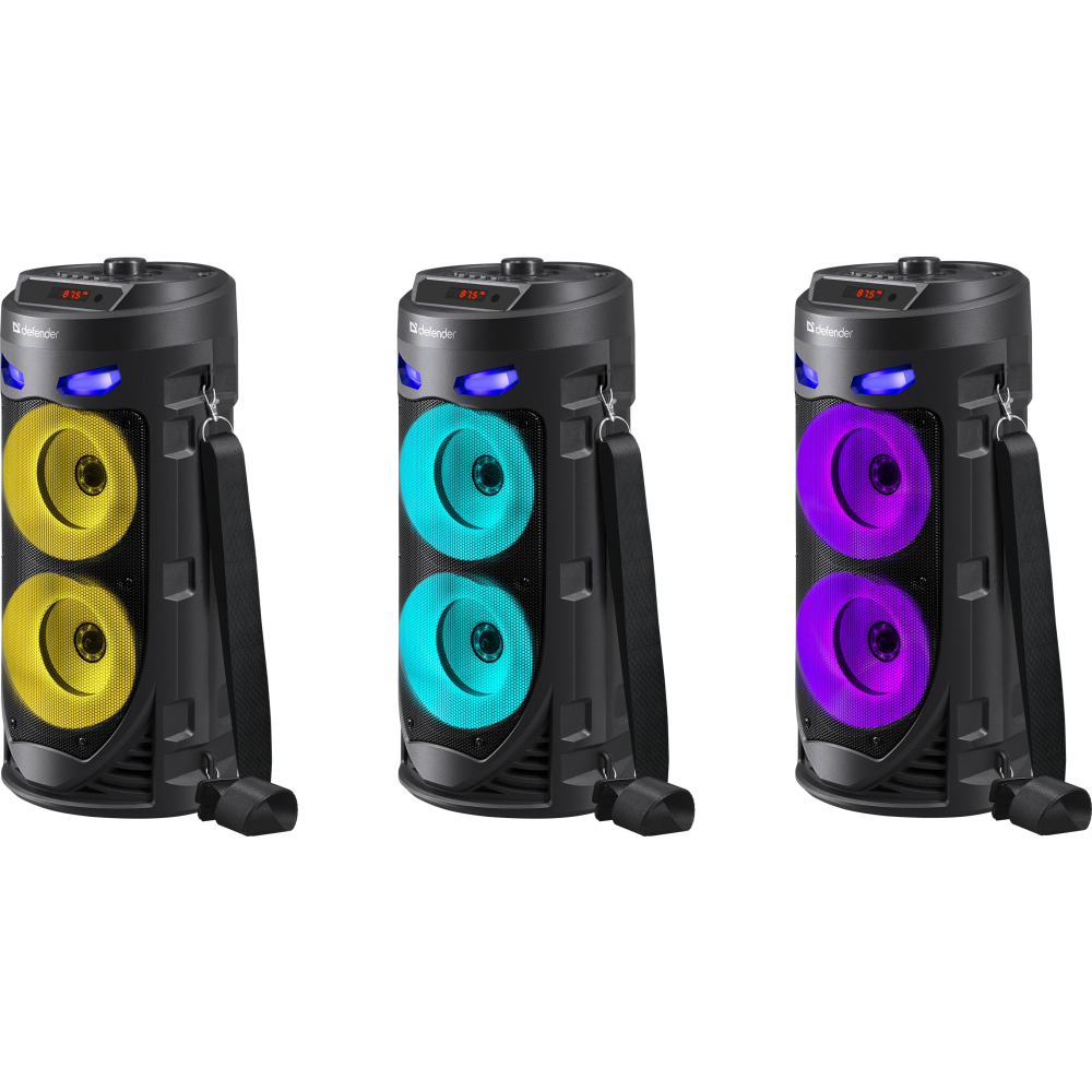 Портативная акустика Defender Crashboom Black - 65085 - фото 8