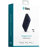 Внешний аккумулятор ttec ChargeUp Pro LCD 10.000 Navy (2BB209)